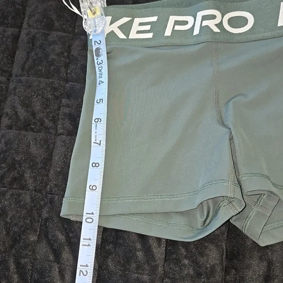 NikePro 3in ShortsNikeVintage Green/White SZ:XS NEW - Picture 6 of 10
